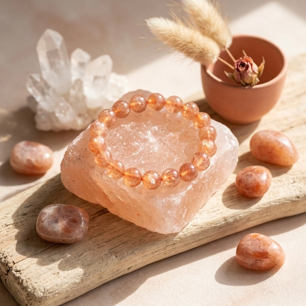 Peach Moon Stone Bracelets