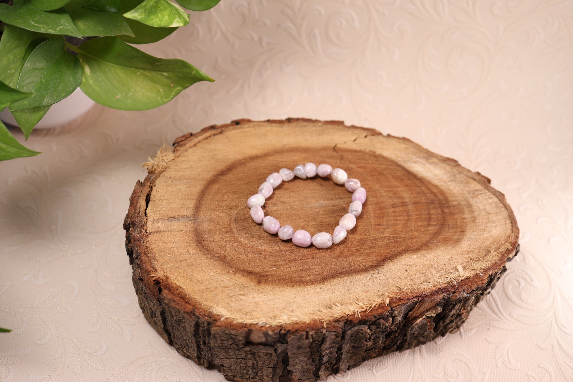 Kunzite Tumbled Bracelets