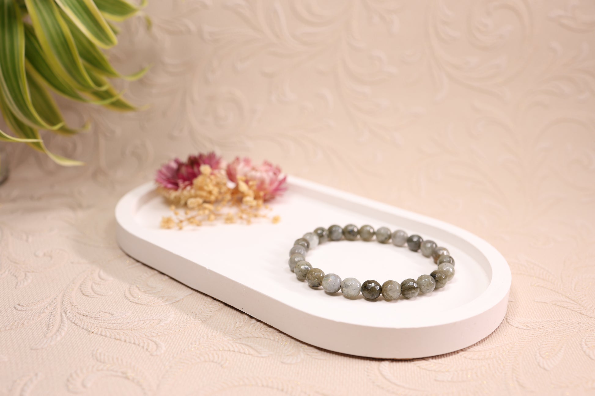 Labradorite Diamond Cut Bracelets