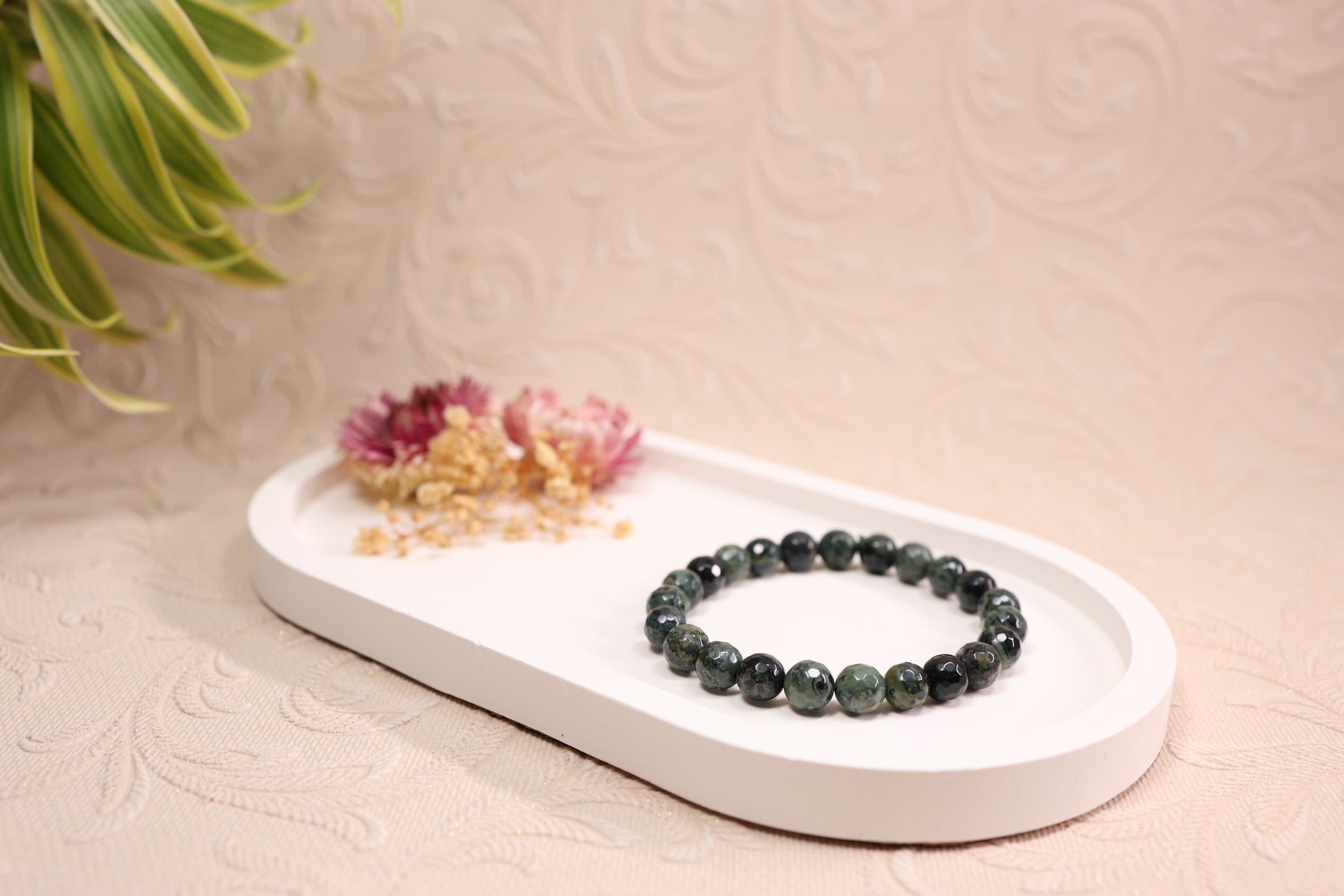 Kambaba Jasper Diamond Cut Bracelets