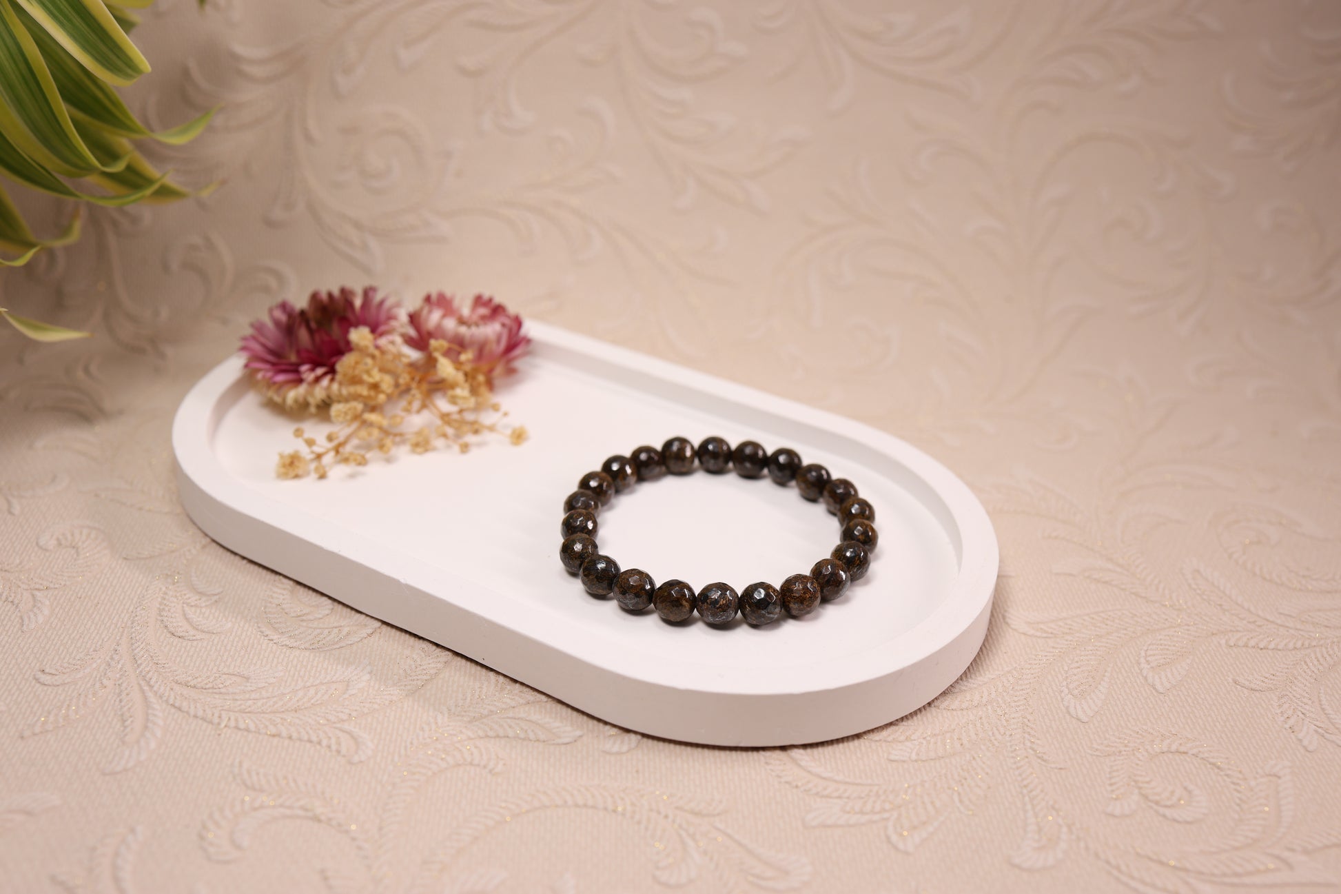 Bronzite Diamond Cut Bracelets