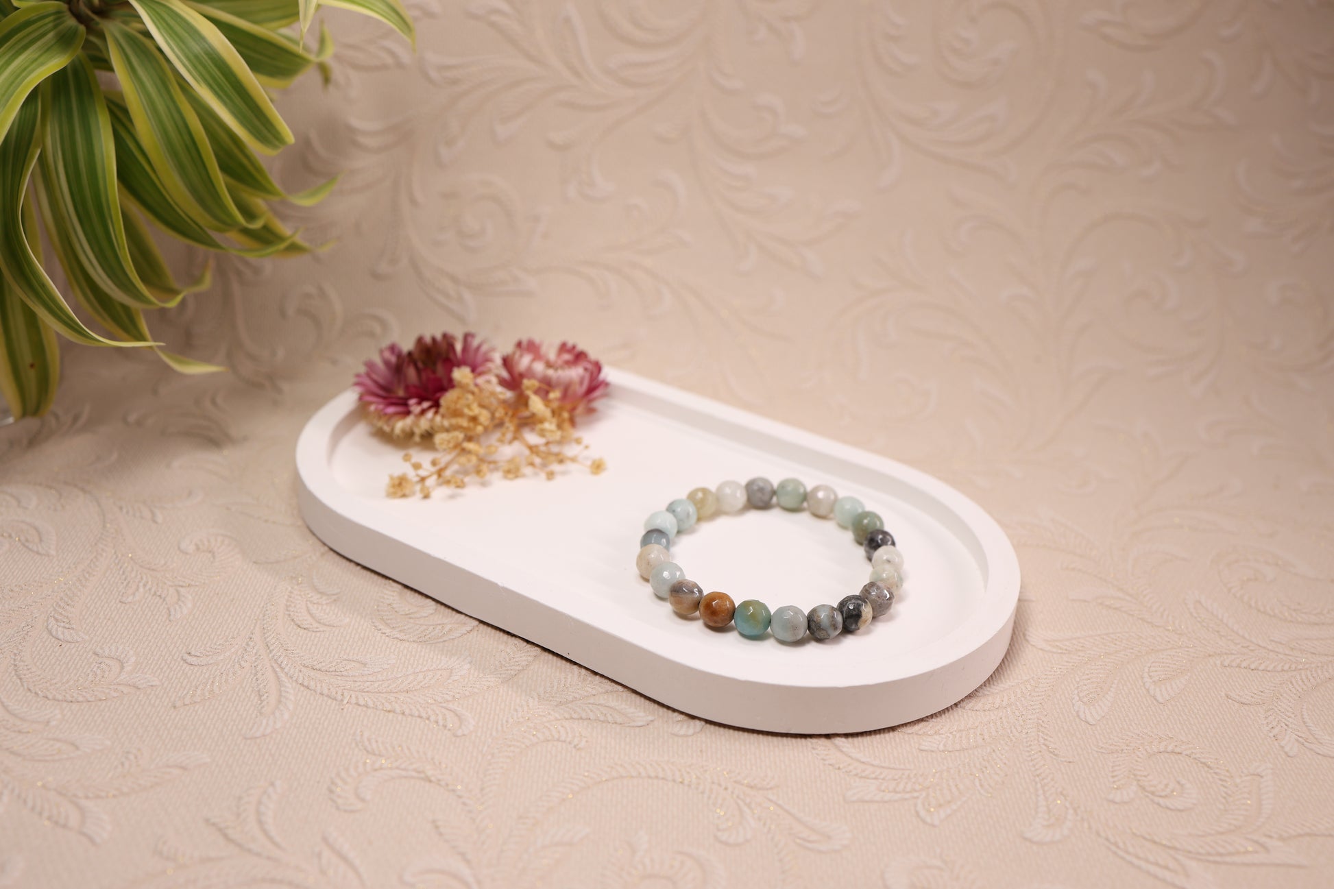 Ruby Zosite Diamond Cut Bracelets