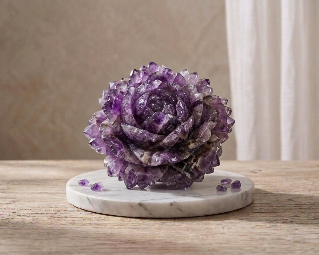 Amethyst Stone Flower