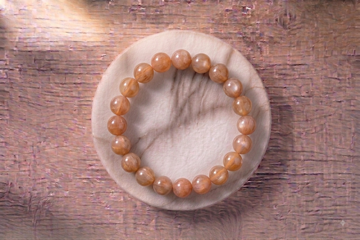 Peach Moonstone Bracelets