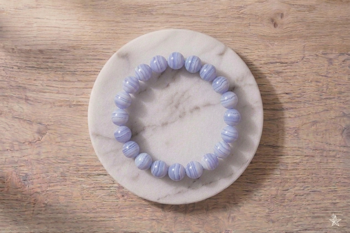 Blue Lace Agate Bracelets