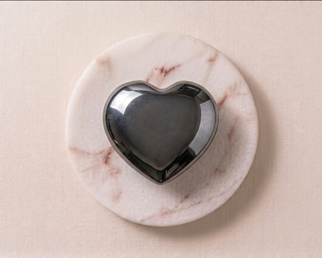 Hematite Heart Stone